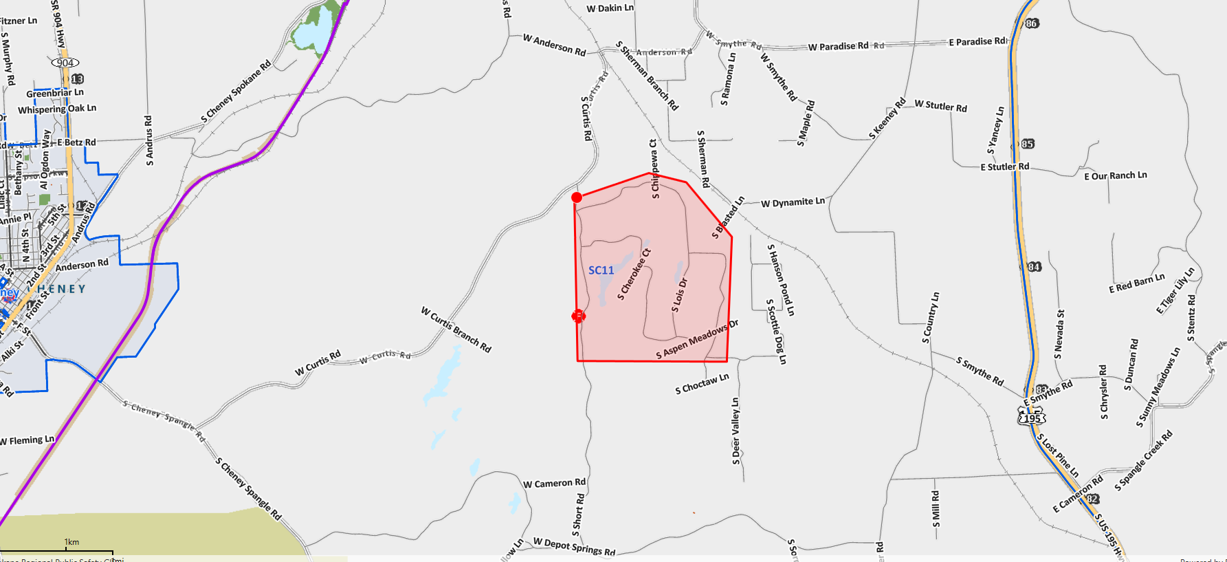 Evac Map Aspen Meadows